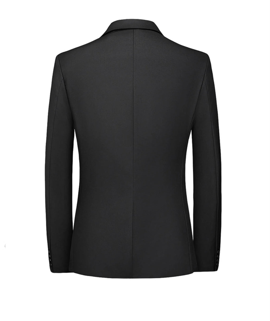 Men's Suit Set Business Formal Two-piece Set Slim Fit Small Suit Jacket Western Pants Wedding Dress Groomsman Suit