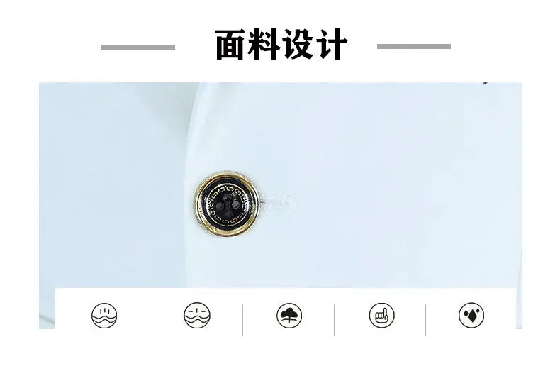 Blazer Men's Fashion Business Gentleman Groom Professional Gentleman Form-fitting Versatile Casual Formal Wear High-end Blazer