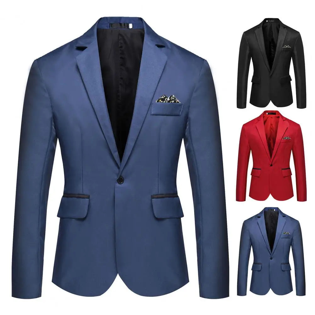 Blazer Black Red Blue Jacket Suit