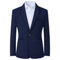 Mens Sport Coat Casual Blazer One Button Business suit.