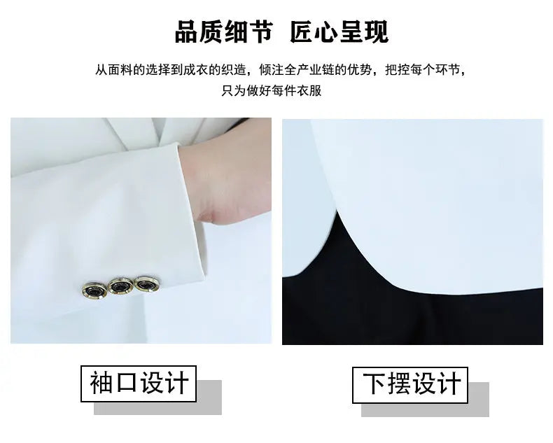Blazer Men's Fashion Business Gentleman Groom Professional Gentleman Form-fitting Versatile Casual Formal Wear High-end Blazer