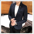 Blazer Boutique Men's Solid Color British Style Fashion Casual Business Job Interview Gentleman Party Best Man Dress Suit Blazer