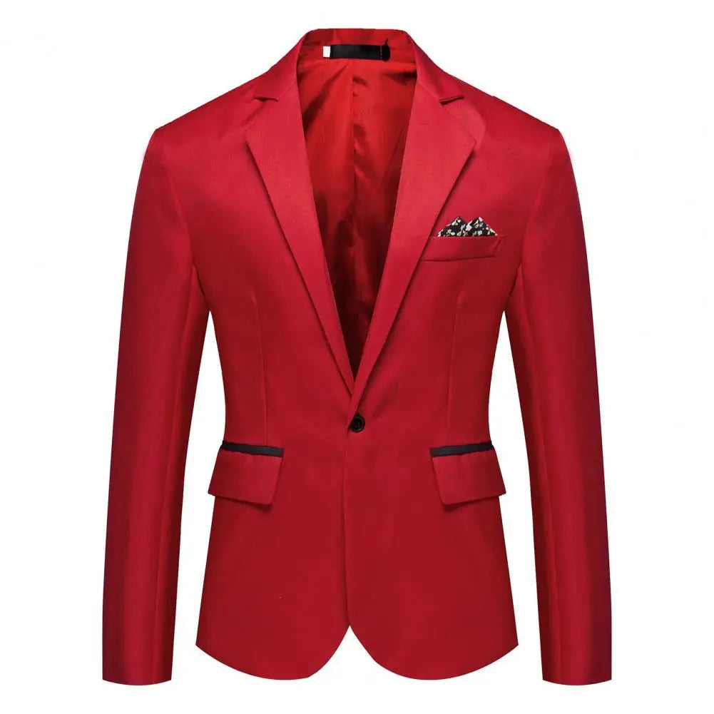Blazer Black Red Blue Jacket Suit