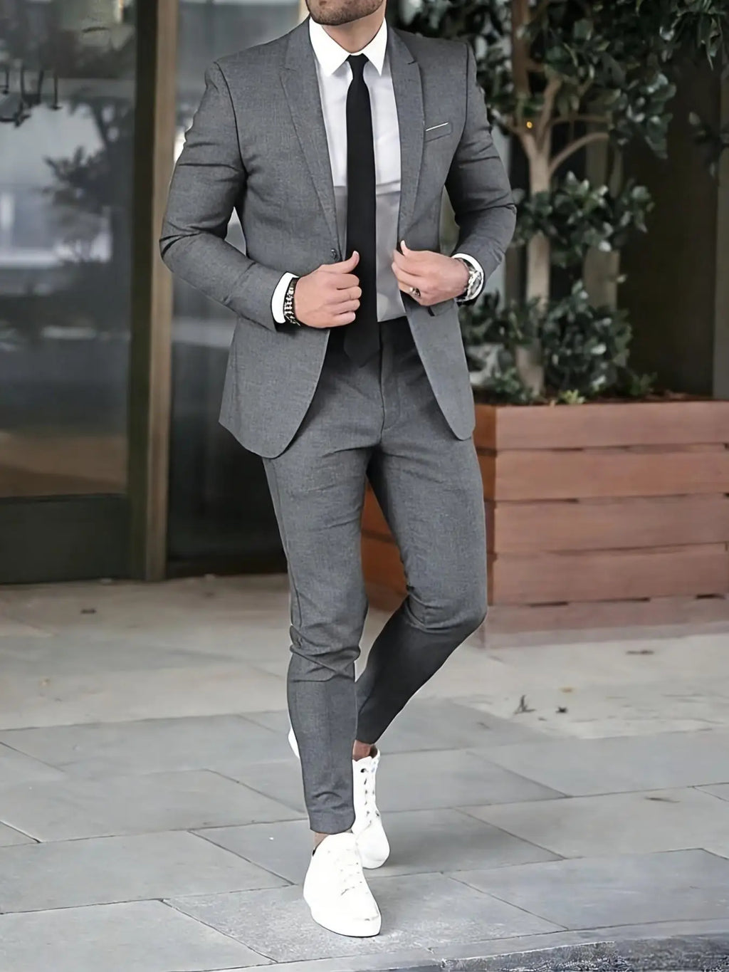 Men's Two-Piece Suit Set