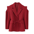 Women's Suits 2025 New Multicolor Waist Loose Wide-shoulder Jacket Stylish Design Women's Casual Suit