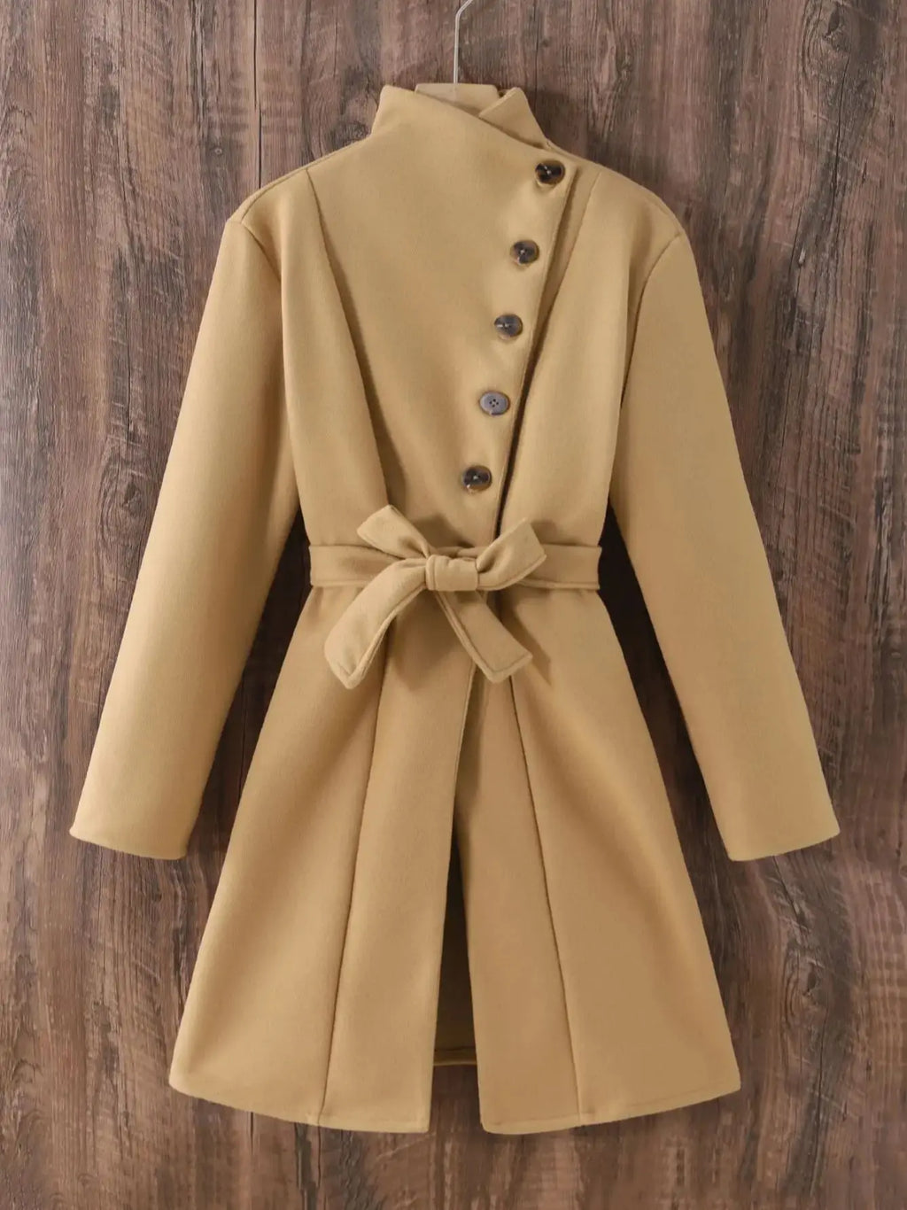 Adult Long Coat Autumn Winter Stand Collar Windbreaker Outerwear for Men And Women