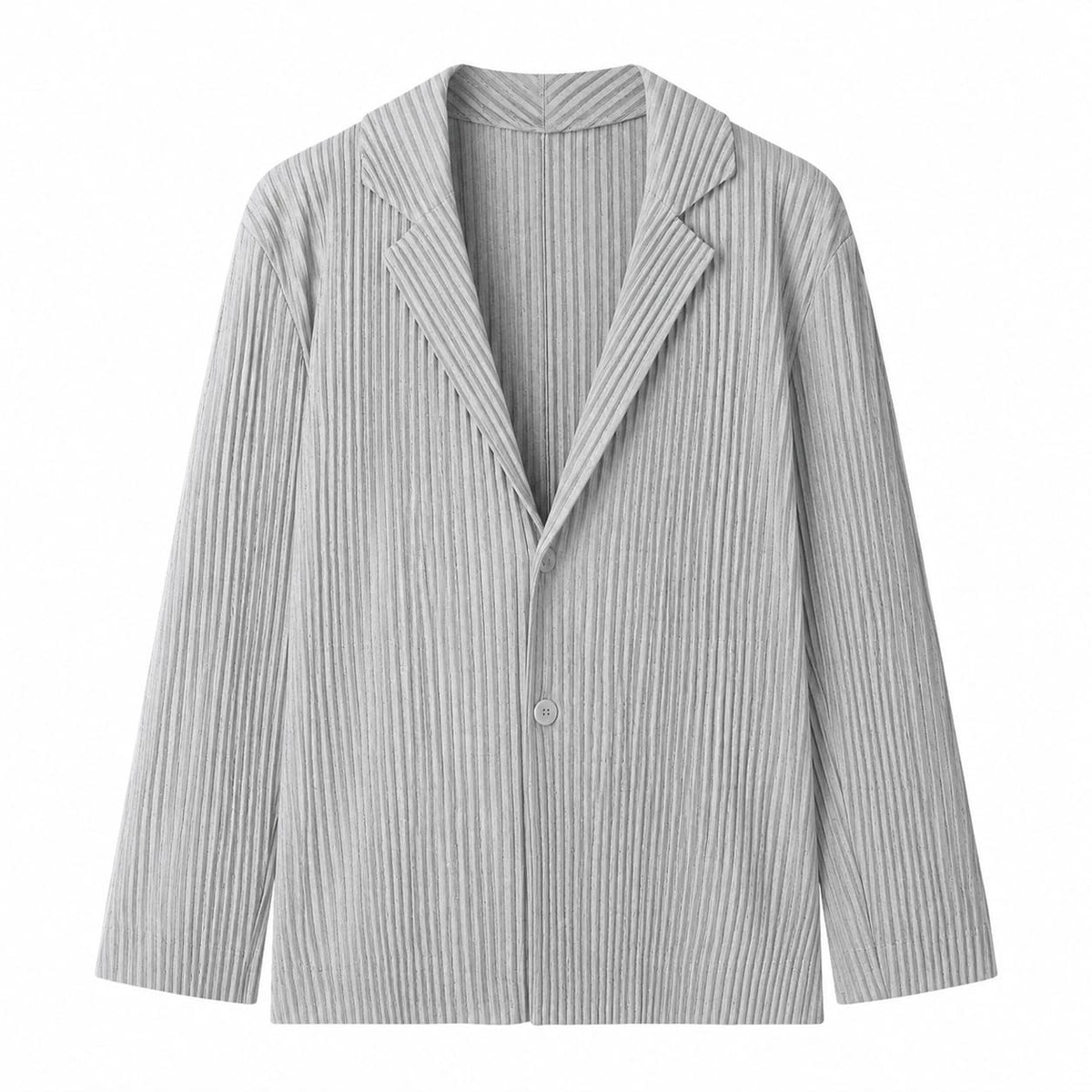 Miyake men long blazer
