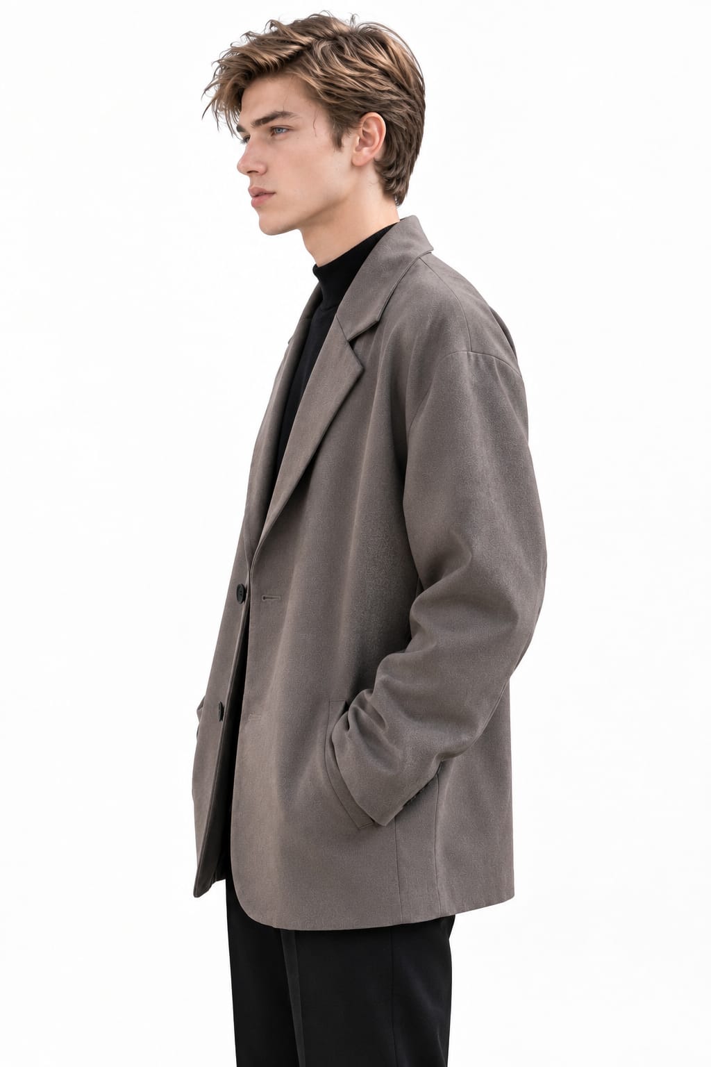 Leisure long winter coat
