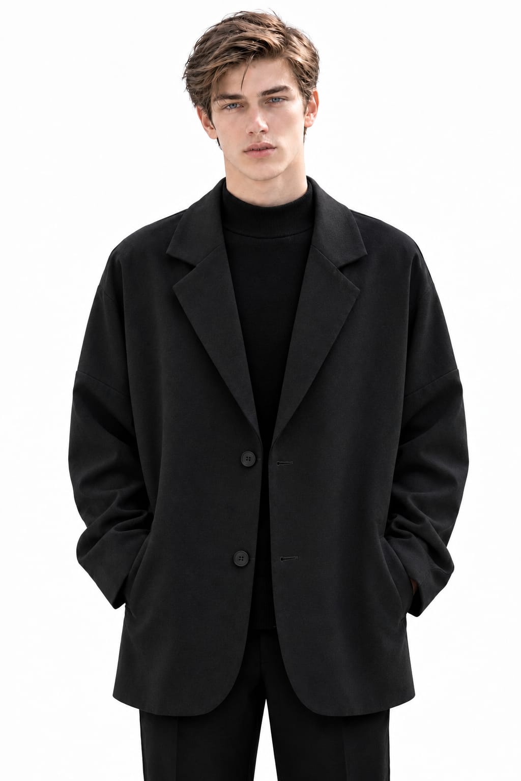 Leisure long winter coat