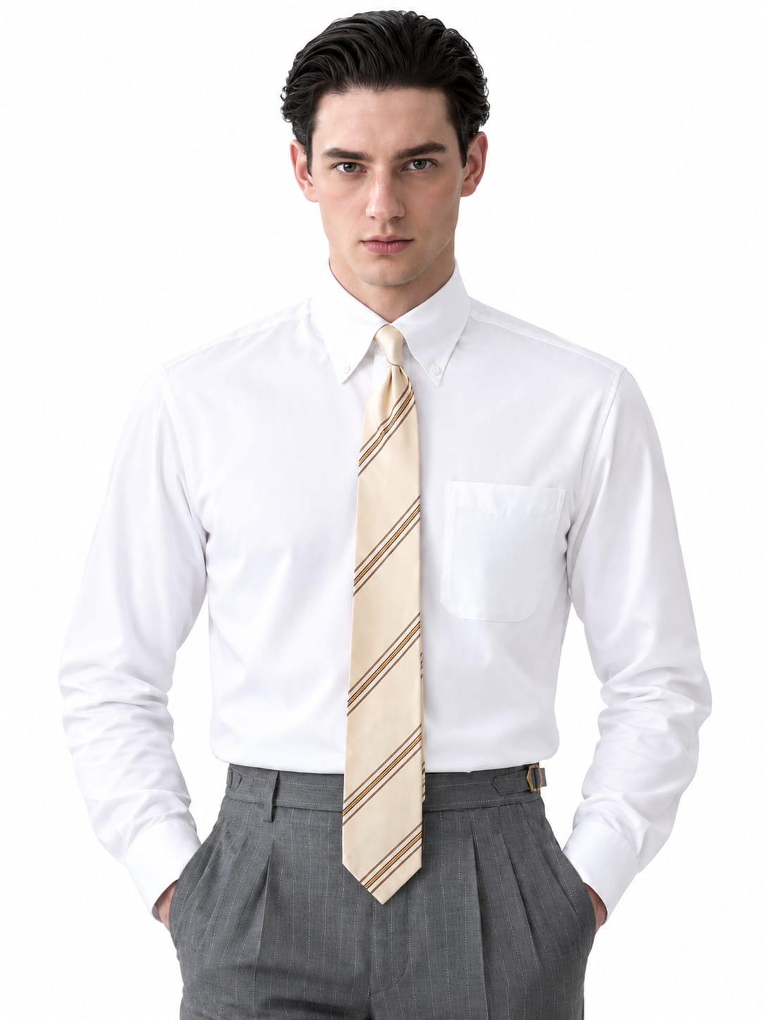 Crisp classic white shirt