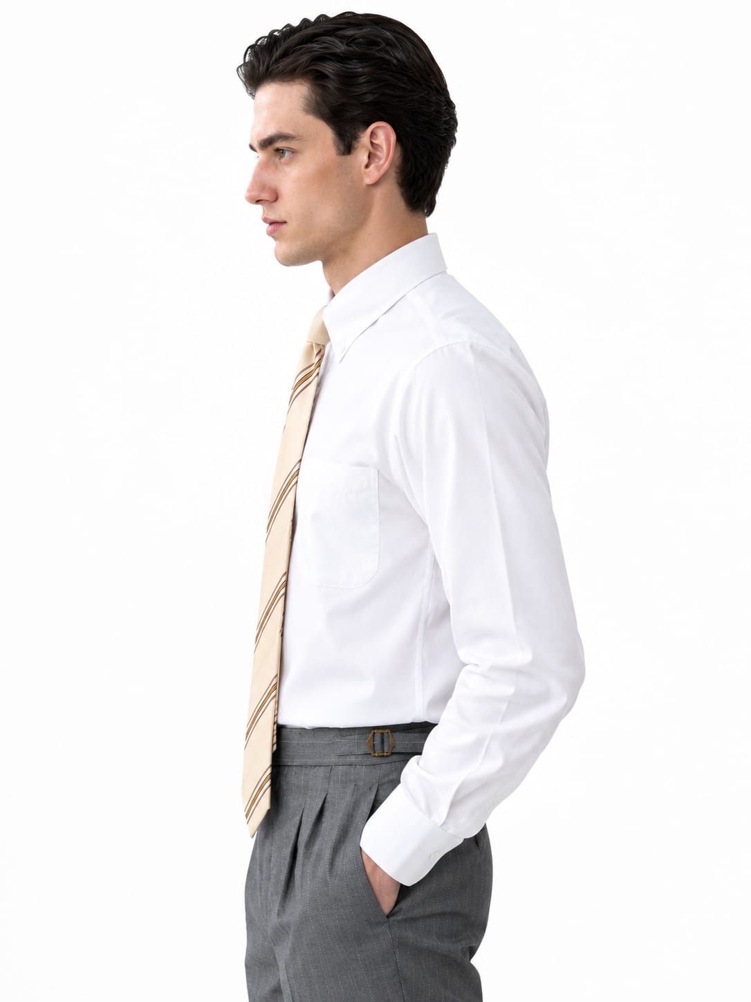 Crisp classic white shirt