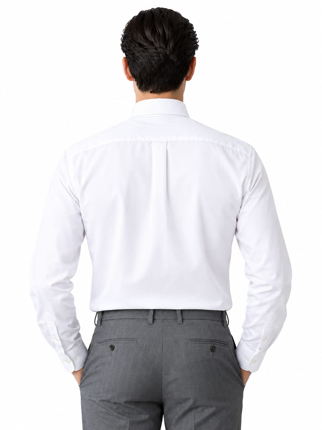 Crisp classic white shirt