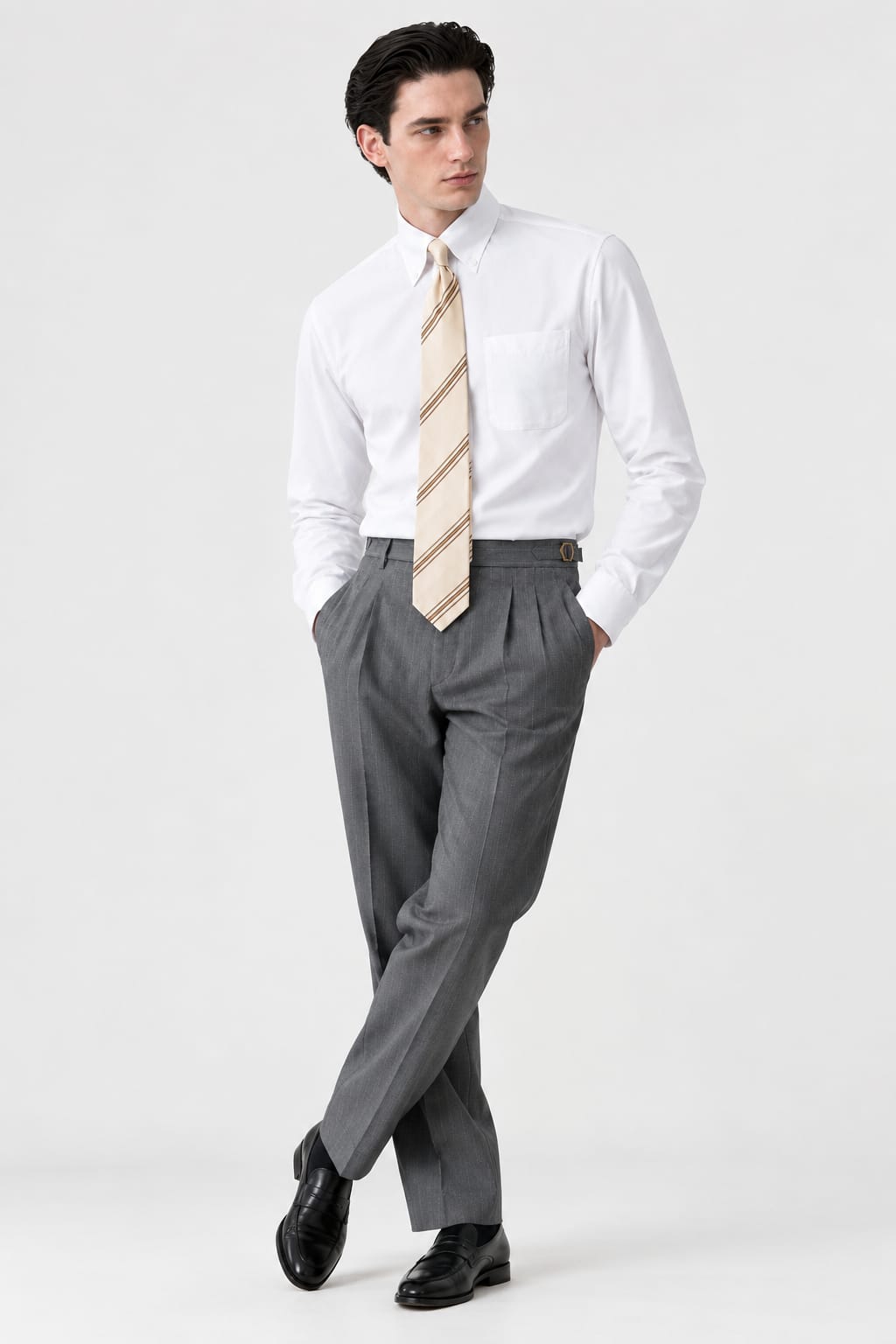 Crisp classic white shirt