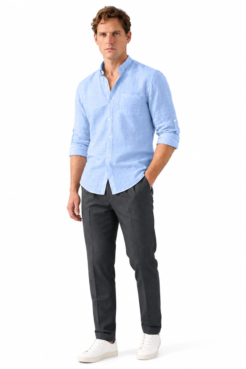 Cotton casual summer shirt