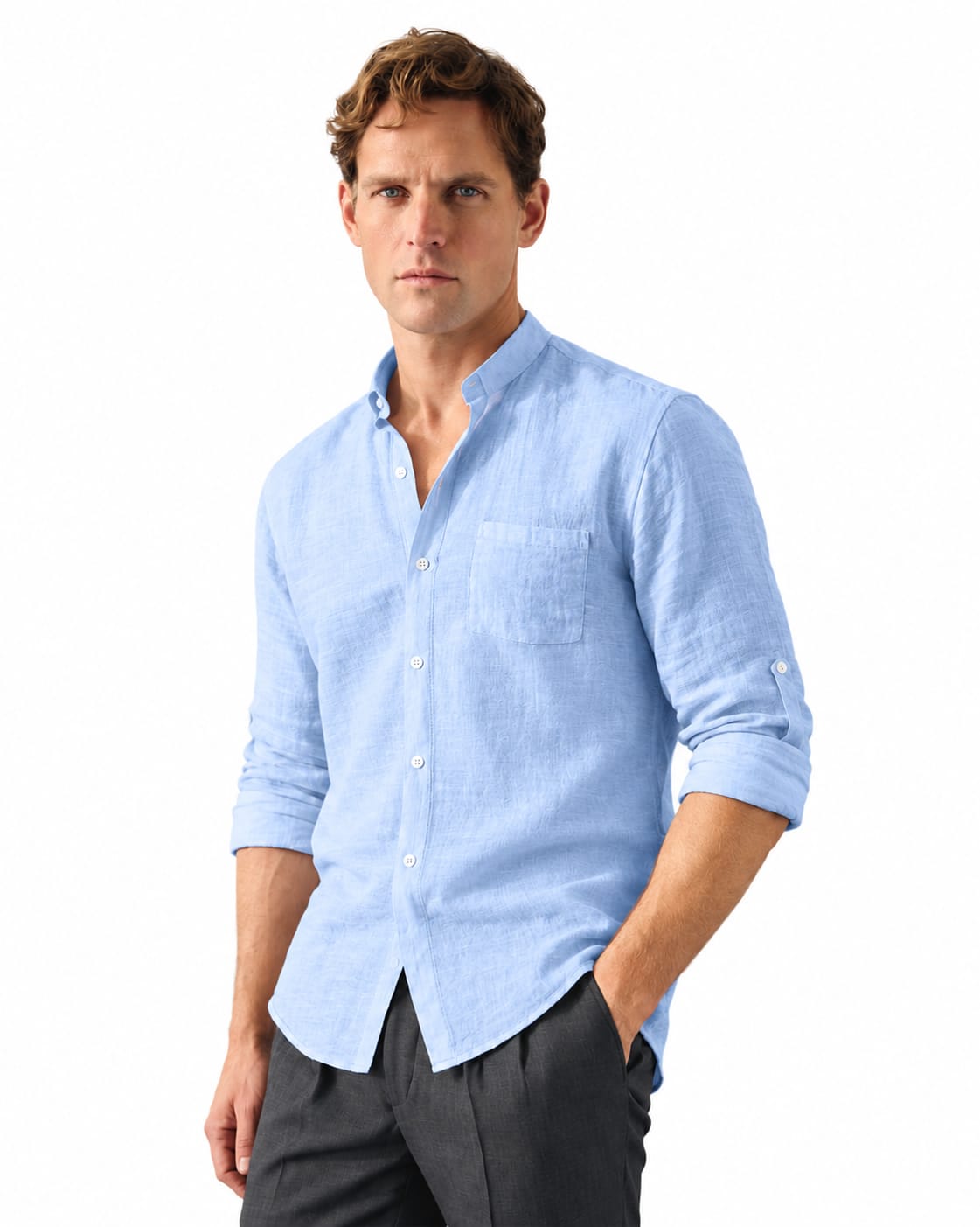 Cotton casual summer shirt