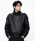 oversized leather jacket for unisex