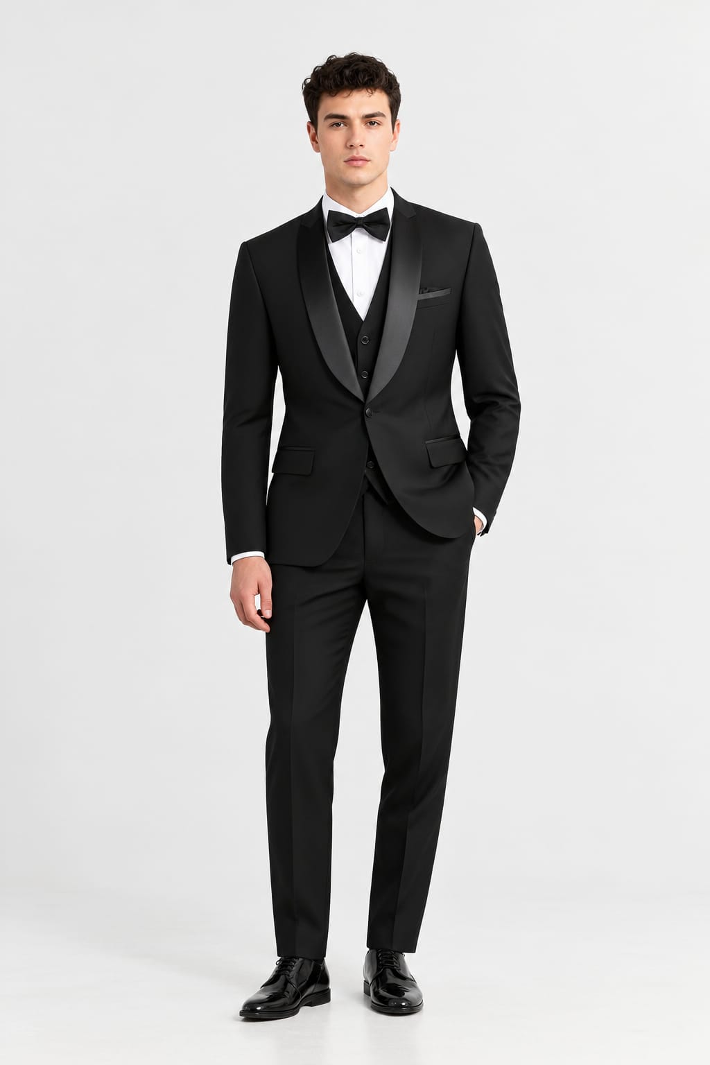 Black blazer suit set for party wear