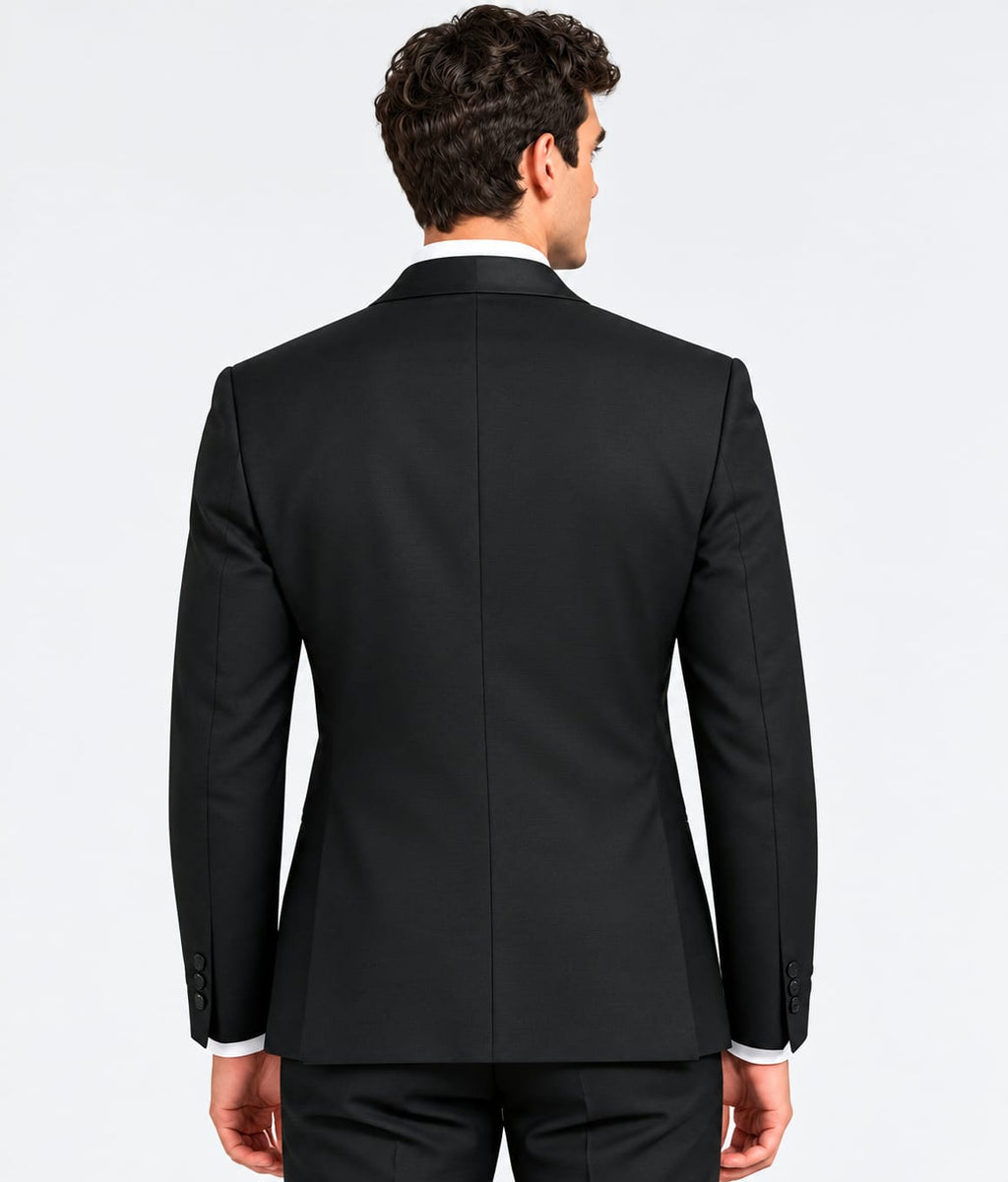 Black blazer suit set for party wear